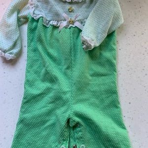 Vintage Doe Spun Baby Romper 0-3 months